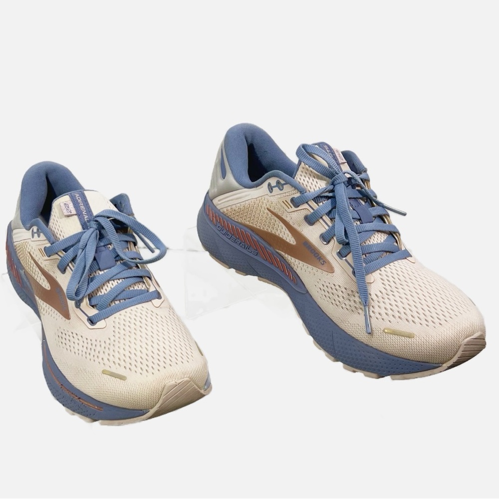 Brooks Adrenaline GTS 22 Lilac Tempest Pink Running Training Shoes Womens 10 - Picture 2 of 11